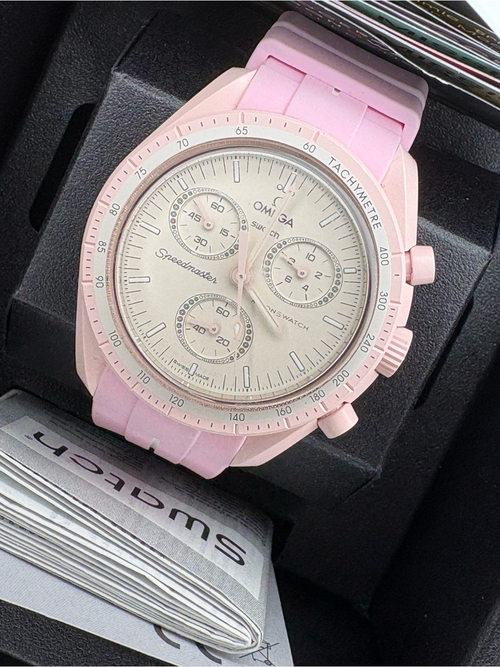 Omega x Swatch Mission To Venus Speedmaster-Inspired Women's Chronograph Watch